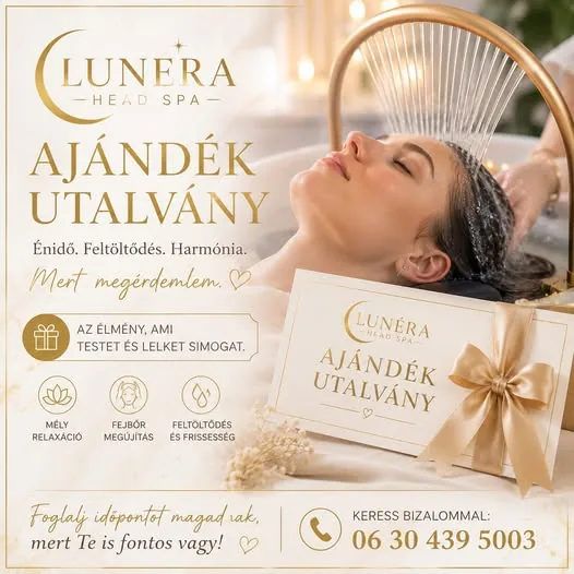 Lunéra Head Spa ajándékutalvány